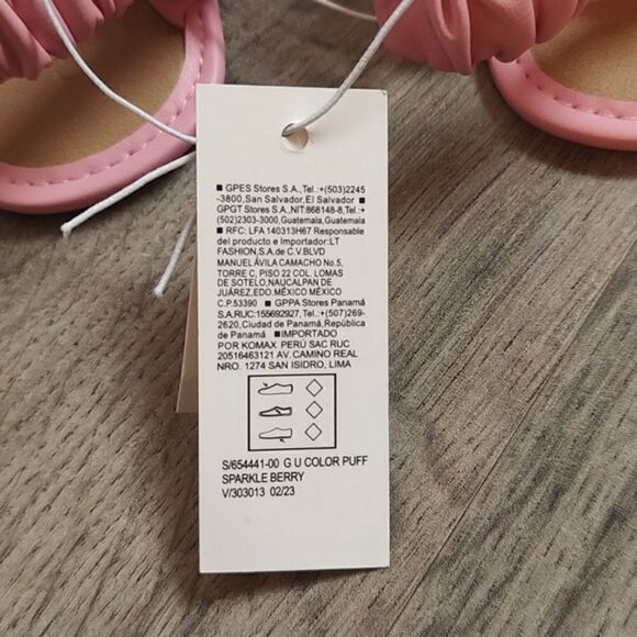 Old Navy New‎ With Tag Size 0-3 Months Cross-Strap Puffy Pink Sandals For Baby - Picture 10 of 10
